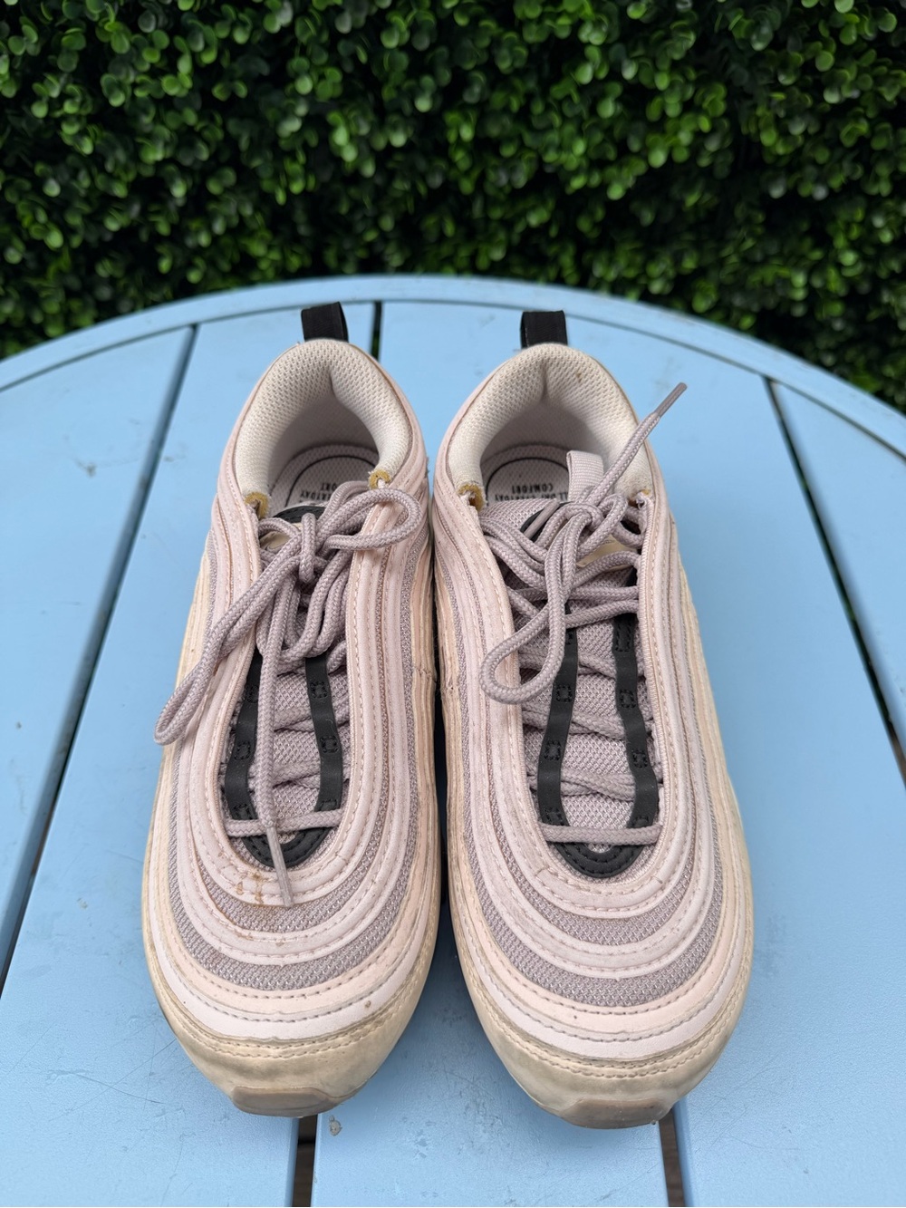 Nike Kids Dusty Pink and White Air Max Sneakers